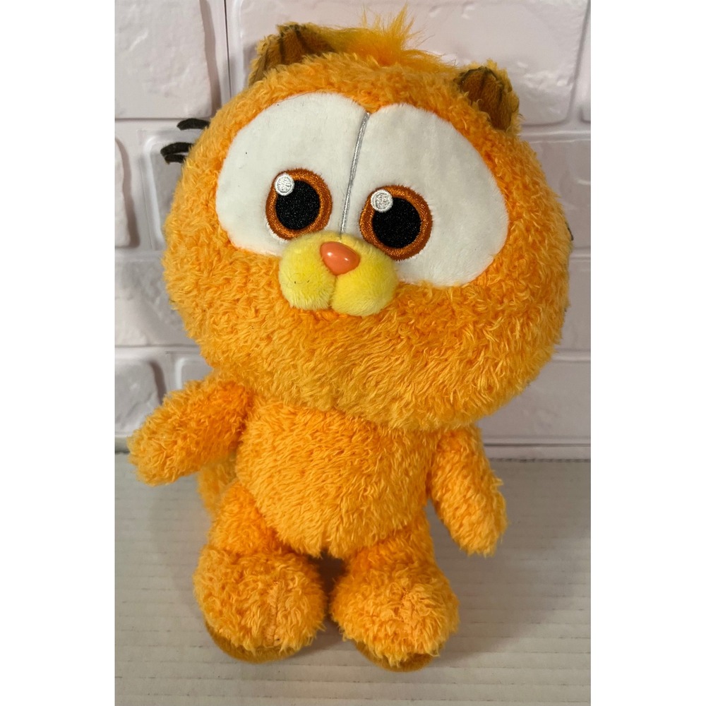 Goliath Garfield Movie Plush Toy Unisex 8 Inch Orange Shaggy Cat Stuffed Animal